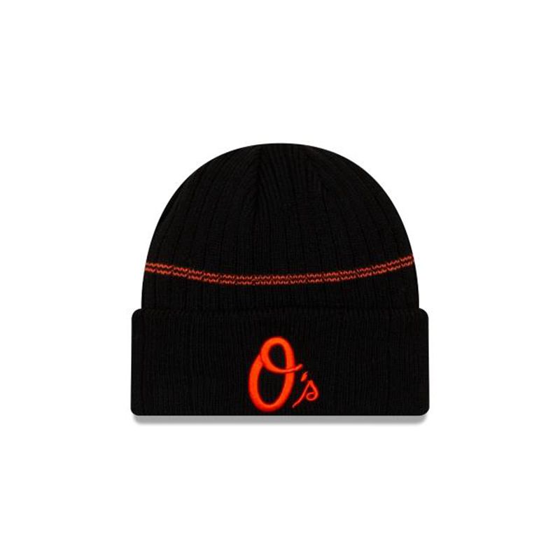 MLB Baltimore Orioles Sport Knit (MYL2499) - Black New Era Beanies